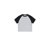 Children's Contrast Raglan Sleeve Tee-INNBLAC Fashion Apparel