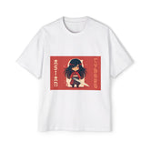 Kawaii Girl Samurai Graphic Tee-INNBLAC Fashion Apparel