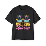 Believe Unicorn Graphic Tee-INNBLAC Fashion Apparel