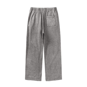 Front Seam Washed Baggy Joggers-INNBLAC Fashion Apparel