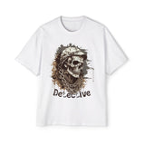 Skull Detective Graphic Tee-INNBLAC Fashion Apparel