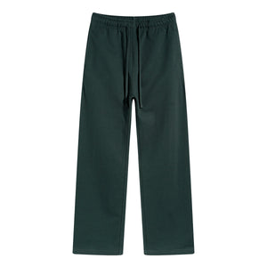 Solid Color Open Bottom Sweatpants-INNBLAC Fashion Apparel