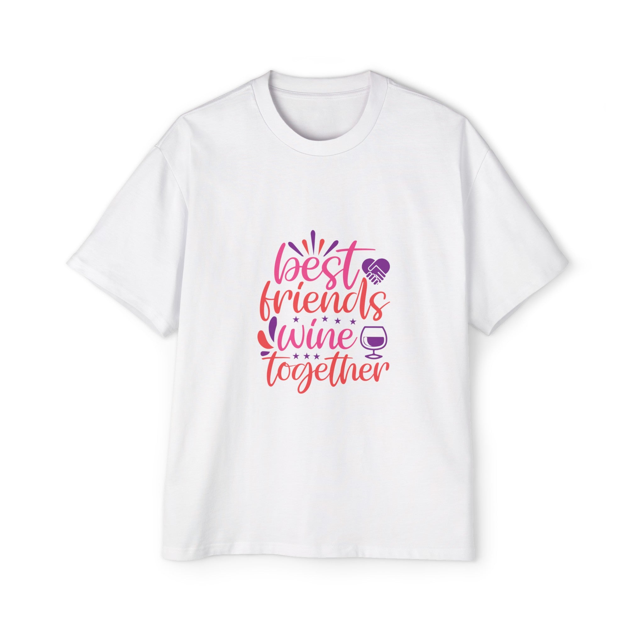 Best Friends Wine Together Graphic Tee-INNBLAC Fashion Apparel