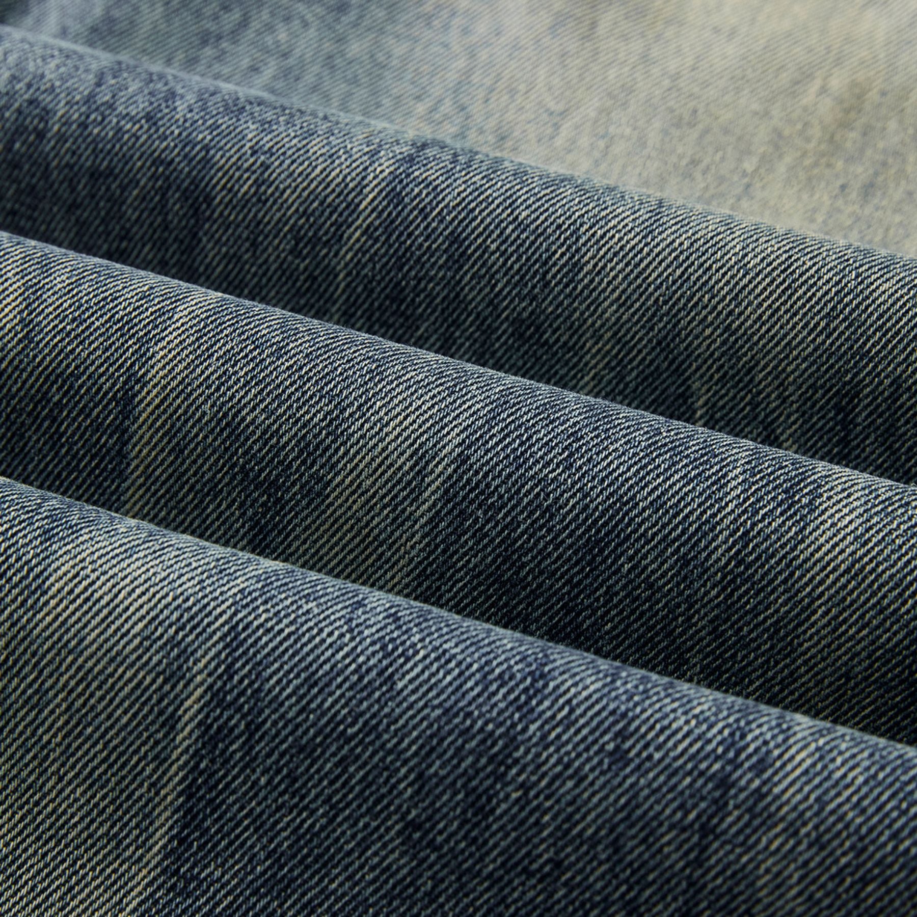 Washed Faded Baggy Denim Pants Men's Baggy Denim Pants