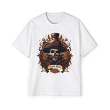 Skull Pirate Dark Rum Graphic Tee-INNBLAC Fashion Apparel