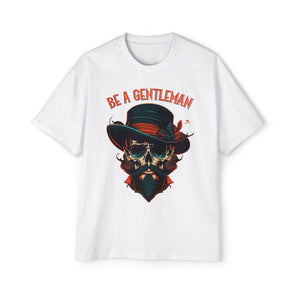 Skull Gentleman Graphic Tee-INNBLAC Fashion Apparel