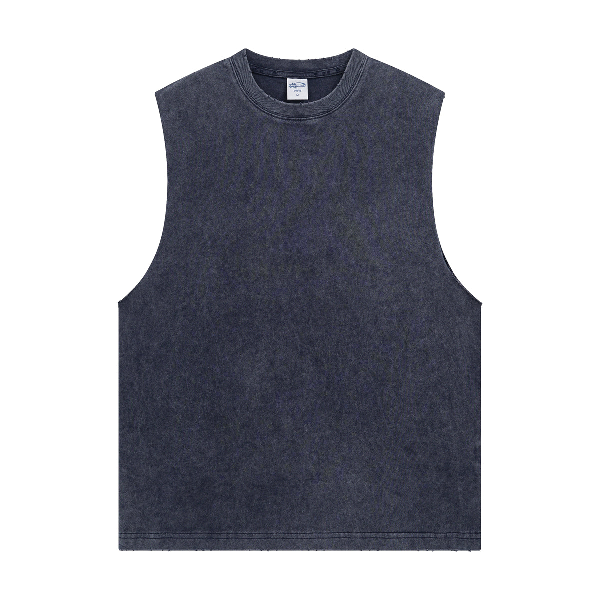 Distressed Raw Edge Sleeveless Tee 8oz-INNBLAC Fashion Apparel