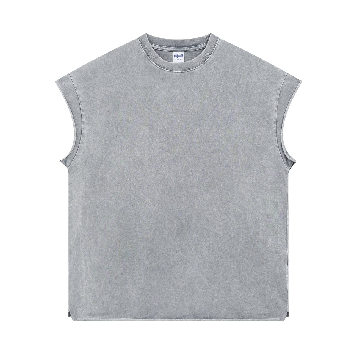 Washed Raw Edge Baggy Tank Top 8oz-INNBLAC Fashion Apparel