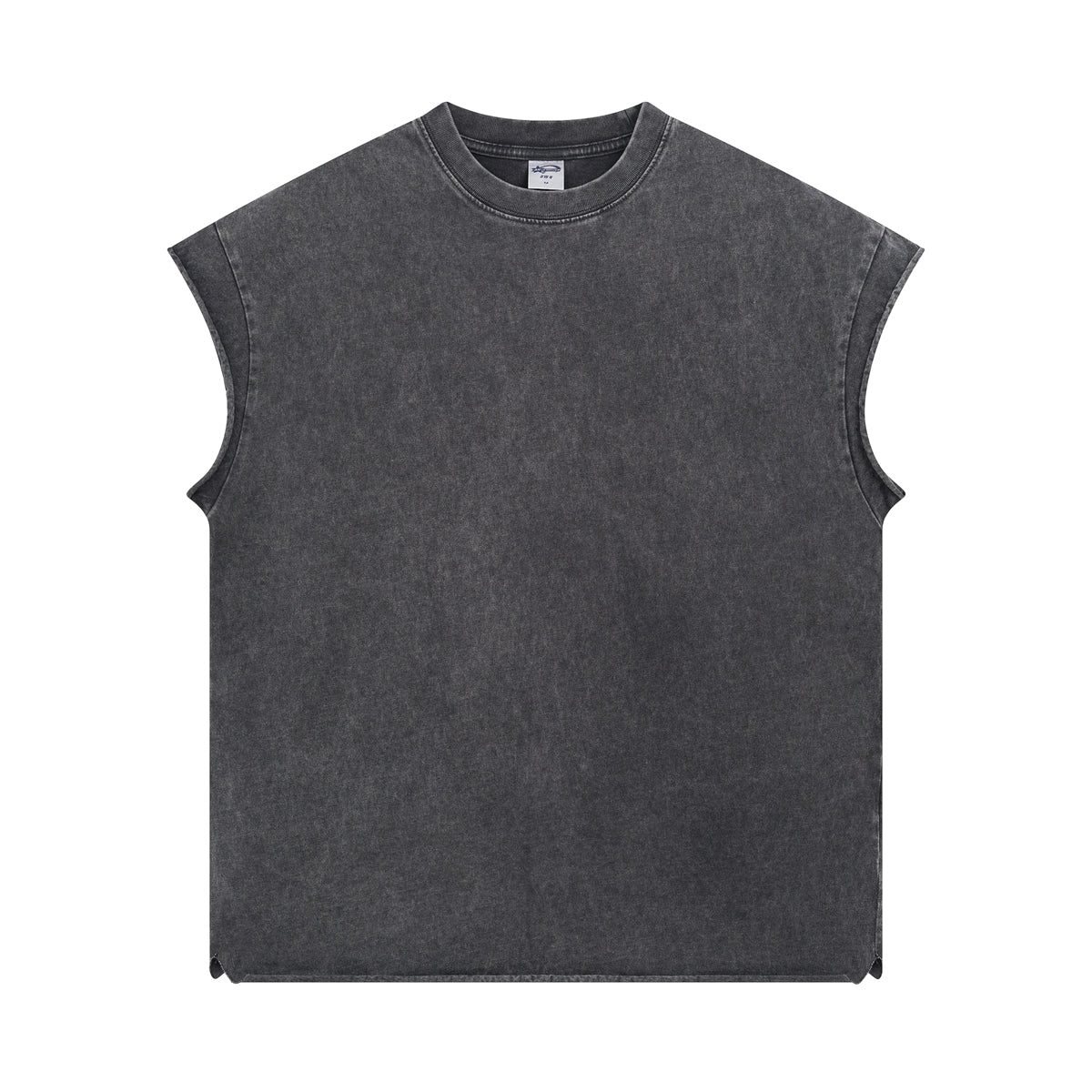 Washed Raw Edge Baggy Tank Top 8oz-INNBLAC Fashion Apparel