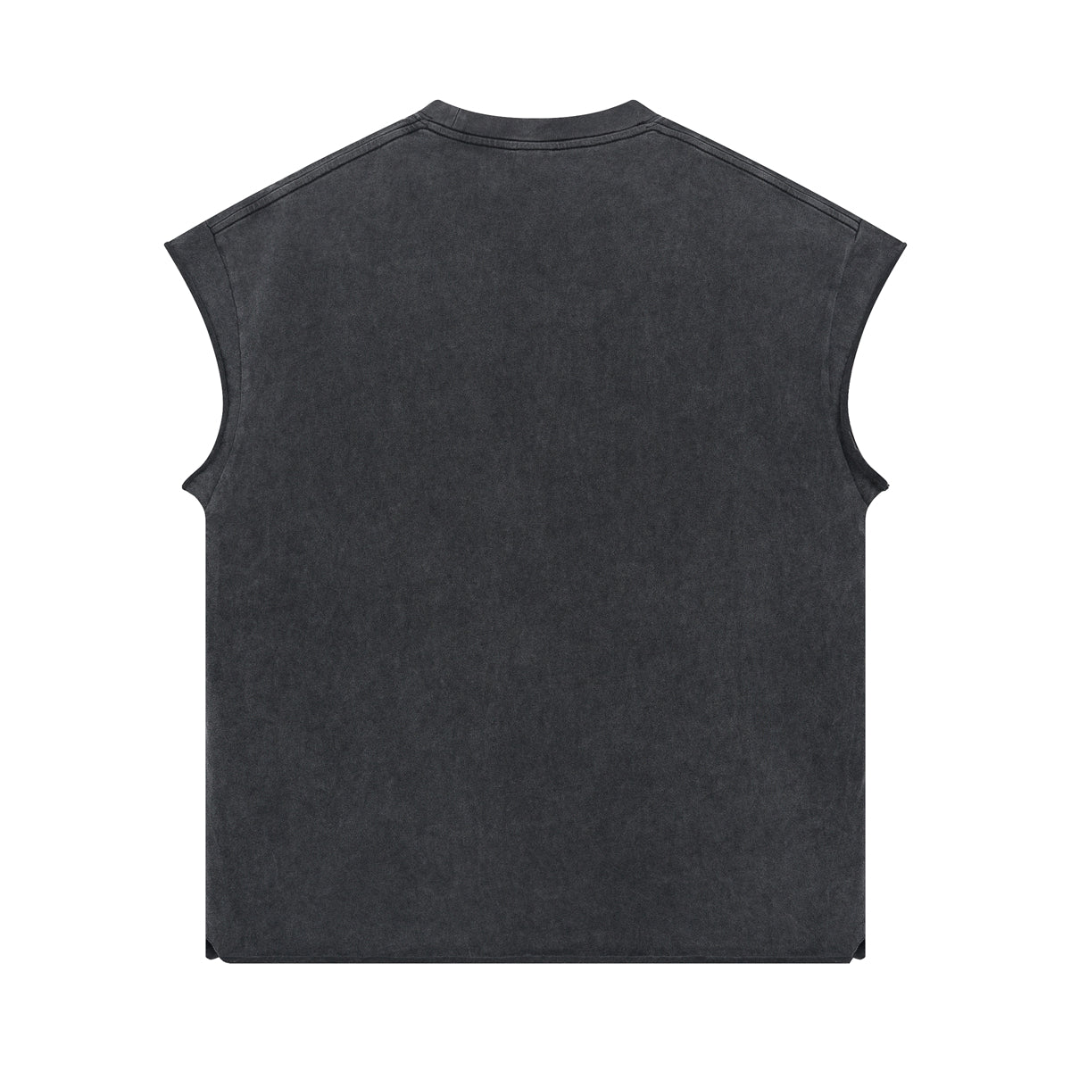 Washed Raw Edge Baggy Tank Top 8oz-INNBLAC Fashion Apparel