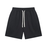 Solid Color Patchwork Short Pants