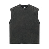 Vintage Raw Edge Sleeveless Tee 8oz-INNBLAC Fashion Apparel