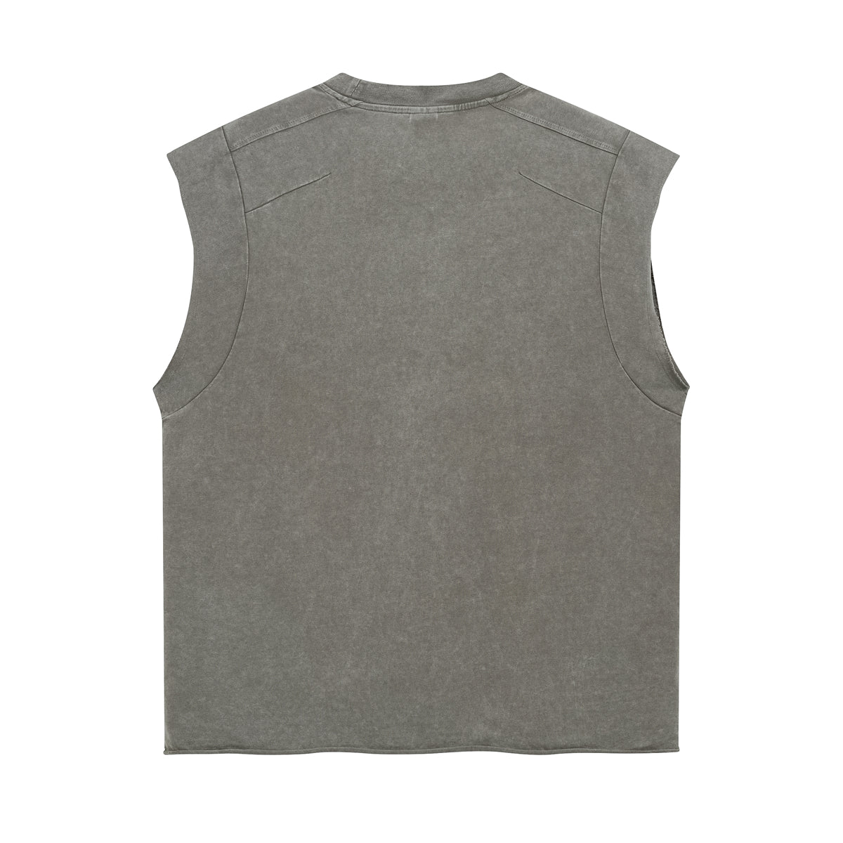 Vintage Raw Edge Sleeveless Tee 8oz-INNBLAC Fashion Apparel