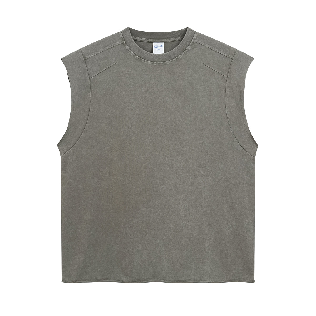 Vintage Raw Edge Sleeveless Tee 8oz-INNBLAC Fashion Apparel