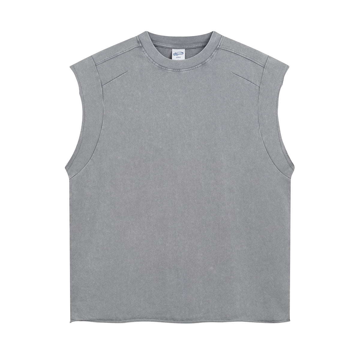 Vintage Raw Edge Sleeveless Tee 8oz-INNBLAC Fashion Apparel