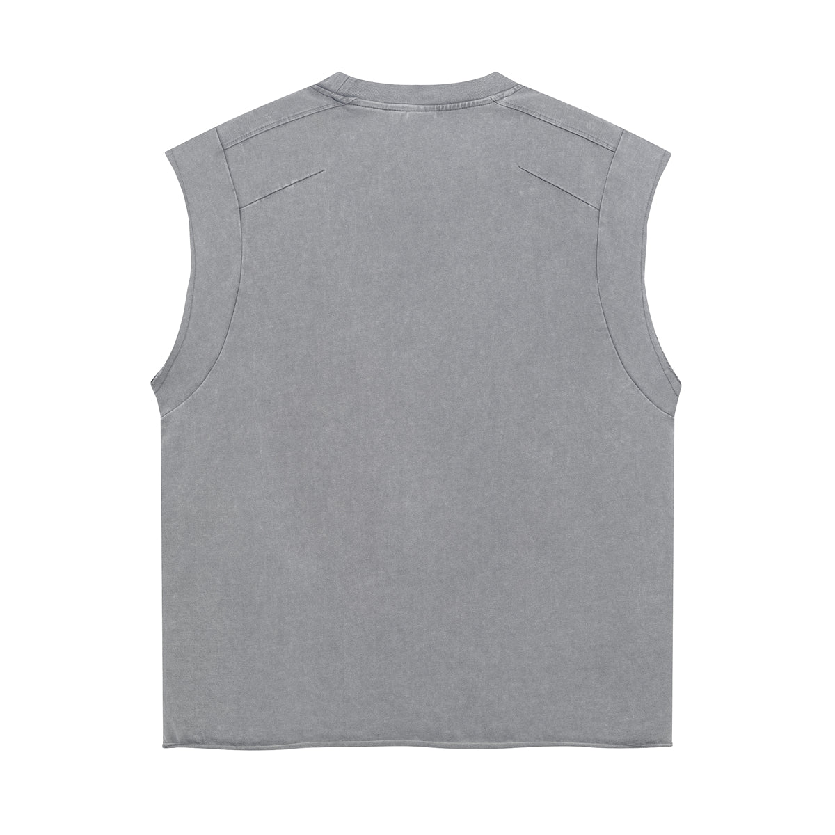 Vintage Raw Edge Sleeveless Tee 8oz-INNBLAC Fashion Apparel