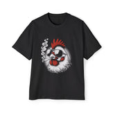 Chicken Smoking Graphic Tee-INNBLAC Fashion Apparel