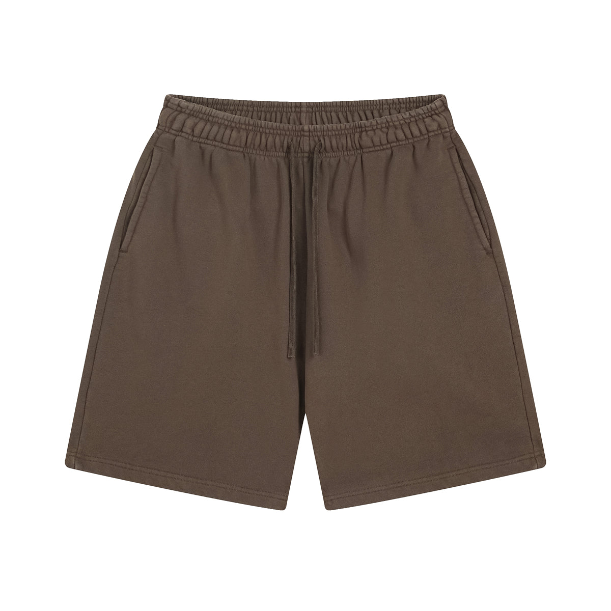 Stone Wash Thick Cotton Shorts-INNBLAC Fashion Apparel