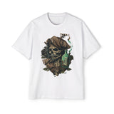 Skull Pirate Rum Graphic Tee-INNBLAC Fashion Apparel