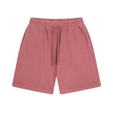 Stone Wash Thick Cotton Shorts-INNBLAC Fashion Apparel