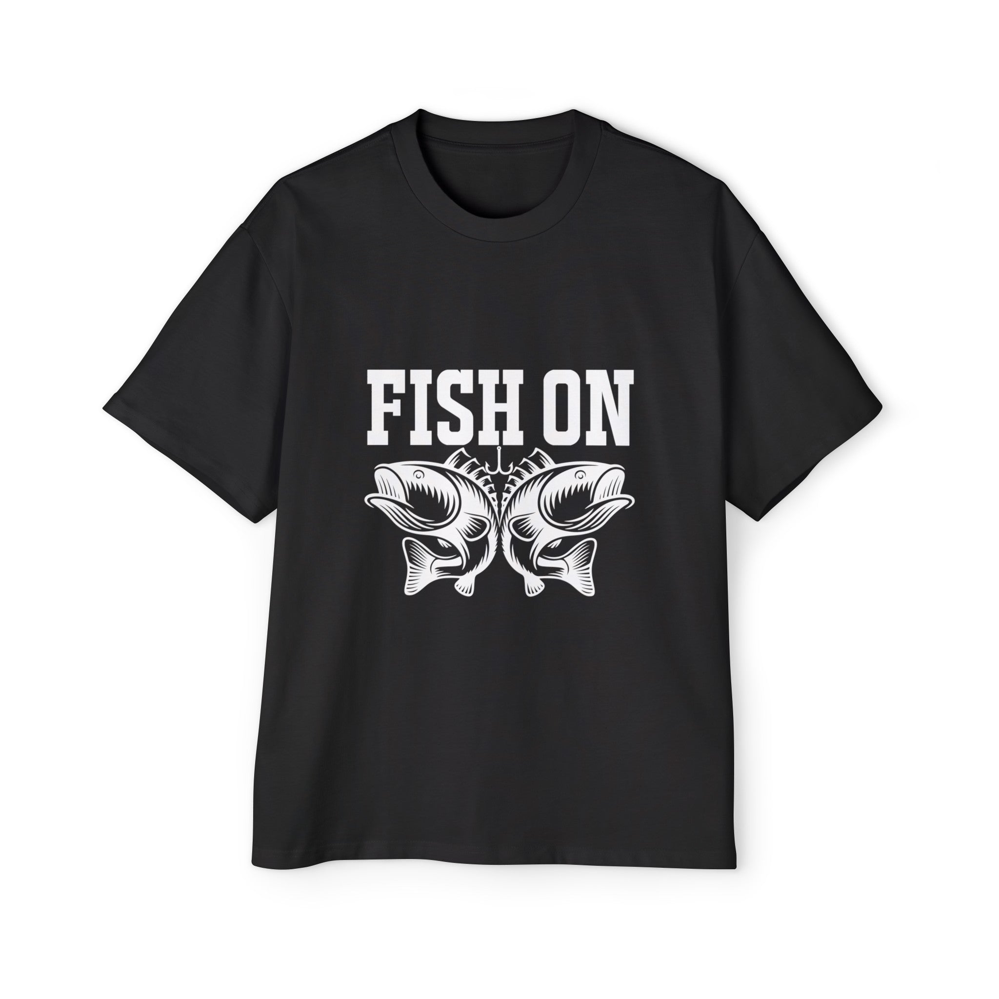 Fish On Graphic Tee-INNBLAC Fashion Apparel