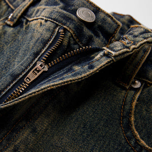 Vintage Wash Whiskers Baggy Jeans-INNBLAC Fashion Apparel