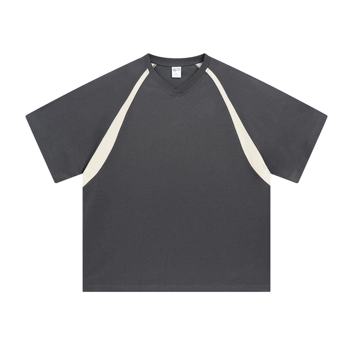 Performance Colorblock V Neck Tee 7.5oz-INNBLAC Fashion Apparel