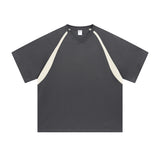 Performance Colorblock V Neck Tee 7.5oz-INNBLAC Fashion Apparel