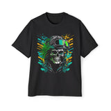 Skull Biker Graphic Tee-INNBLAC Fashion Apparel