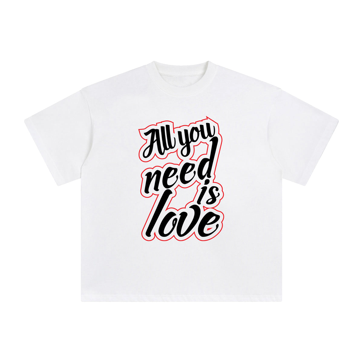 All You Need Is Love Graphic Tee-INNBLAC Fashion Apparel