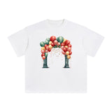 Balloon Gate Graphic Tee-INNBLAC Fashion Apparel