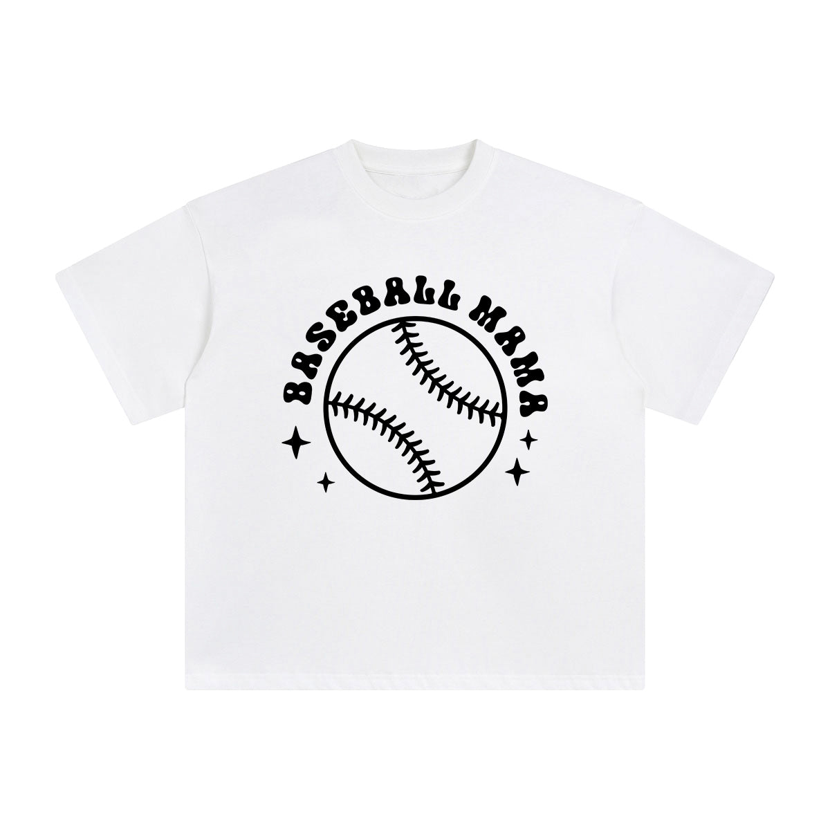 Baseball Mama Graphic Tee-INNBLAC Fashion Apparel