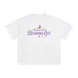 Moons Out Brooms Out Graphic Tee-INNBLAC Fashion Apparel