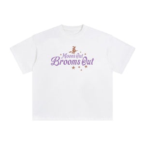 Moons Out Brooms Out Graphic Tee-INNBLAC Fashion Apparel