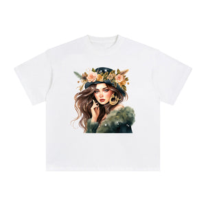 Beautiful Girl Graphic Tee-INNBLAC Fashion Apparel