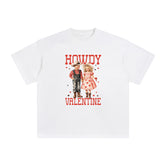 Howdy Valentine Graphic Tee-INNBLAC Fashion Apparel