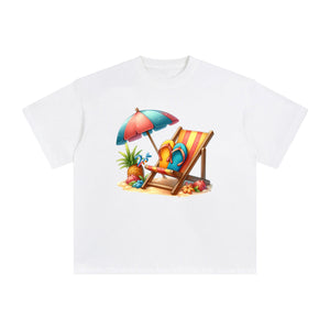 Beach Vacation Comic Graphic Tee-INNBLAC Fashion Apparel