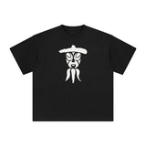 Chinese Opera Face Painting Graphic Tee-INNBLAC Fashion Apparel