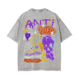 Heavyweight Retro Faded Graphic Tee-INNBLAC Fashion Apparel