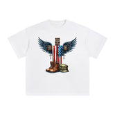 Memorial Day Cross Graphic Tee-INNBLAC Fashion Apparel