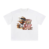 BBQ Clipart Graphic Tee-INNBLAC Fashion Apparel