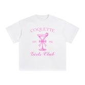 Coquette Girls Club Graphic Tee-INNBLAC Fashion Apparel