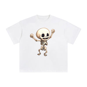 Cute Skeleton Graphic Tee-INNBLAC Fashion Apparel