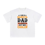 Dad Quote Aesthetic Graphic Tee-INNBLAC Fashion Apparel