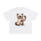 Birman Flexes Muscles Graphic Tee-INNBLAC Fashion Apparel