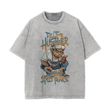 Full Time Hustler Sweat And Tears Graphic Tee-INNBLAC Fashion Apparel