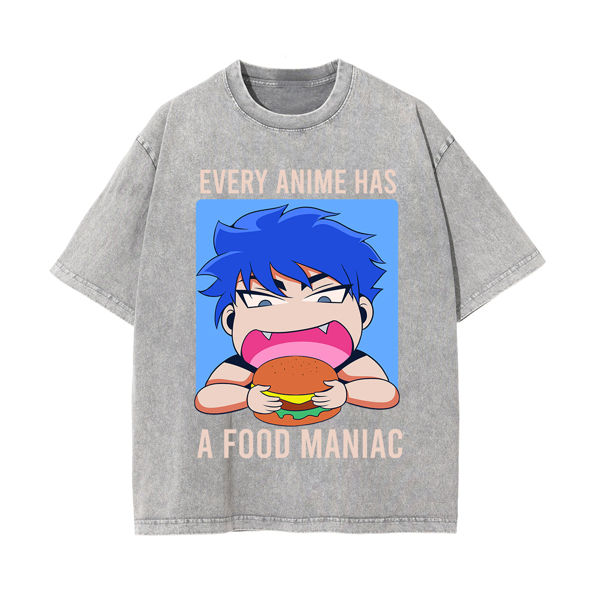 Every Anime Has A Food Maniac Graphic Tee-INNBLAC Fashion Apparel