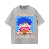 Every Anime Has A Food Maniac Graphic Tee-INNBLAC Fashion Apparel