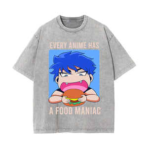 Every Anime Has A Food Maniac Graphic Tee-INNBLAC Fashion Apparel