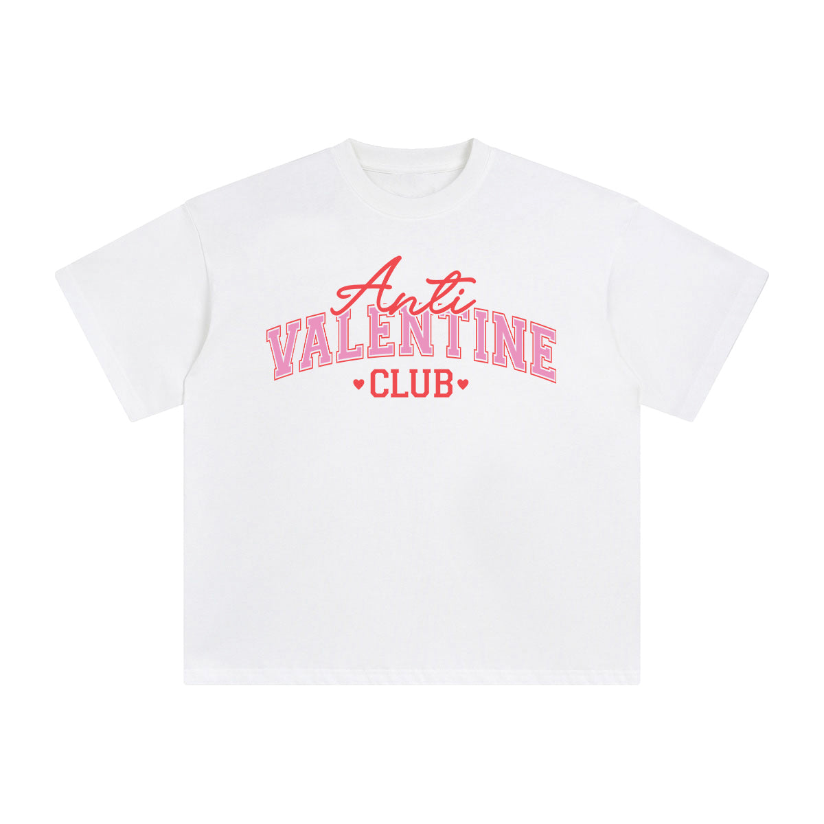 Anti Valentine Club Graphic Tee-INNBLAC Fashion Apparel